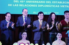Ceremonia por aniversario 45 de las relaciones diplomáticas Vietnam – Chile
