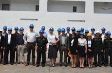 Delegación de agregados militares de Holanda en Asia-Pacífico visita Da Nang
