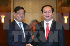 Presidente vietnamita recibe a vicepremier camboyano