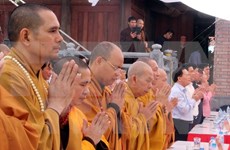 Seguidores del budismo rinden homenaje a mártires en Cao Bang