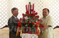 Embajador vietnamita felicita al nuevo presidente de Laos
