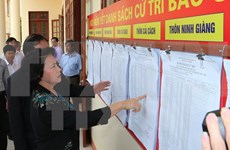 Dirigentes vietnamitas realizan supervisión preelectoral