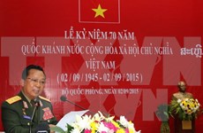 Vietnam acompañará con Laos en desarrollo nacional, afirma ministro de defensa
