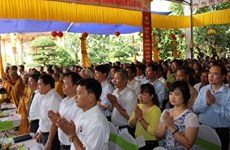 Conmemoran en Vietnam aniversario 2560 del nacimiento e iluminación de Buda