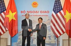 Cancilleres de Vietnam y EE.UU. satisfechos con logros de reuniones bilaterales