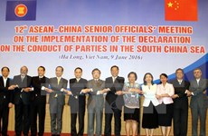 Altos funcionarios de ASEAN y China abordan temas sobre el Mar del Este