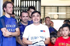 Partido amistoso de fútbol consolida relaciones Vietnam - UE