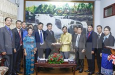 Jóvenes vietnamitas y laosianos consolidan la solidaridad especial bilateral