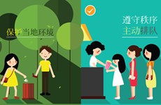 Lanzará turismo de Da Nang normas de conducta en idioma chino