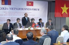 Premier vietnamita asiste al Foro Empresarial Vietnam-Mongolia