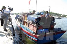 Pescadores de barco hundido por naves chinas regresaron a tierra