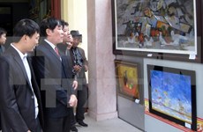 Inauguran exhibición de bellas artes contemporáneas Vietnam- Sudcorea