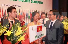 Con éxito finaliza la Olimpiada Internacional de Biología en Vietnam