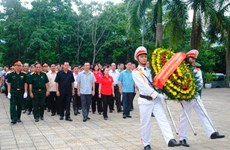 Rinden homenaje en Vietnam a mártires caídos por la independencia