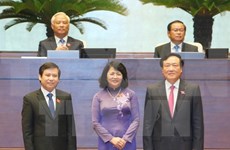 Reelegidos vicepresidenta y otros altos funcionarios de Vietnam