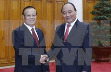 Premier de Vietnam exhorta a impulsar proyectos en Laos