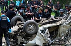 Tres policías muertos por explosión en sur de Tailandia