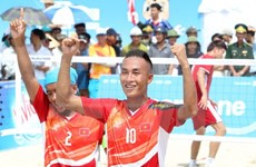 Vietnam obtiene tres oros en el día inicial de Juegos Asiáticos de Playa