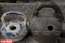 Ollas de cal apagada, herencia de la antigua cultura vietnamita