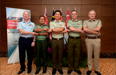 Jefes de defensa de FPDA abordan temas de cooperación en Singapur