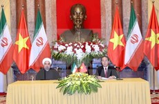 Concluye presidente de Irán visita estatal a Vietnam