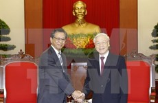Líder partidista vietnamita destaca aportes del embajador nipón a nexos bilaterale