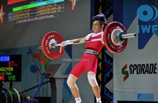 Vietnam gana dos de oro en campeonato de levantamiento de pesas
