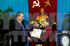 Líderes de Ciudad Ho Chi Minh recibe a delegación de Prensa Latina