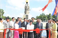 Reinauguran monumento de combatientes revolucionarios vietnamitas en Phnom Penh