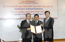 Firman acuerdo para construcción en Vietnam de nueva termoeléctrica