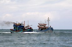 Rescatan a 11 pescadores accidentados en el mar de Vietnam