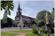 La iglesia Go en Kon Tum