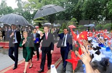 [Fotos] Presidente de Vietnam recibe a Michelle Bachelet