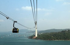 Inauguran en Vietnam teleférico de tres cables más largo del mundo