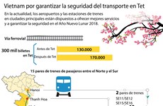 Vietnam por garantizar la seguridad del transporte en Tet