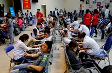 [Fotos] Campaña de donación de sangre en Hanoi 