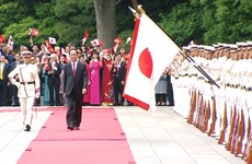 [Fotos] Emperador de Japón recibe al Presidente de Vietnam 