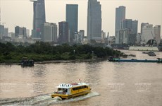 [Fotos] Primer servicio de autobús fluvial lanzado en Ciudad Ho Chi Minh