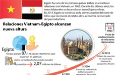 [Infografía] Relaciones Vietnam-Egipto alcanzan nueva altura