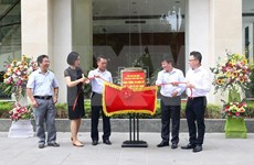 [Foto] Agencia Vietnamita de Noticias inaugura su pantalla de información electrónica