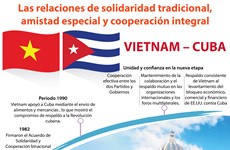 [Infografía] Relaciones de solidaridad tradicional, amistad especial y cooperación integral Vietnam-Cuba