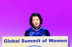 (Fotos) Asiste vicepresidenta vietnamita a la Cumbre Mundial de Mujeres en Suiza