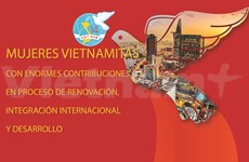 Mujeres vietnamitas con enormes aportes en proceso de renovación e integración internacional 