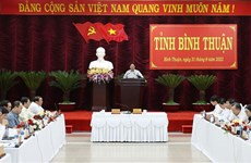 Exigen a provincia vietnamita de Binh Thuan promover desarrollo verde y sostenible