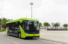 Abrirán servicio de primer autobús eléctrico inteligente en Vietnam