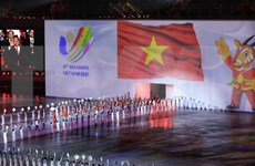 Ceremonia inaugural de SEA Games 31 en Vietnam cautiva a visitantes foráneos