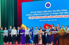 Lanzan en Vietnam nueva campaña mediática contra pandemia de COVID-19