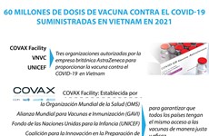 60 millones de dosis de vacuna contra el COVID-19 suministradas en Vietnam en 2021