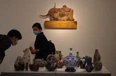 Muchas obras impresionantes en la Exposición de Arte de Cerámica de Vietnam 2021