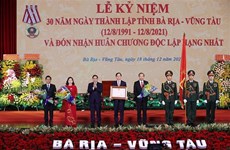 Asiste premier vietnamita ceremonia por fundación de Ba Ria-Vung Tau